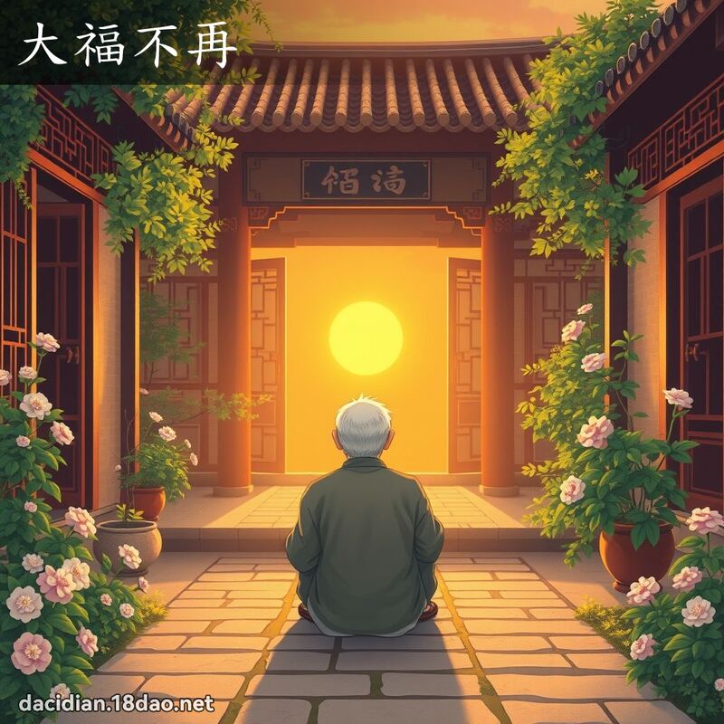 大福不再 - 国语大辞典配图