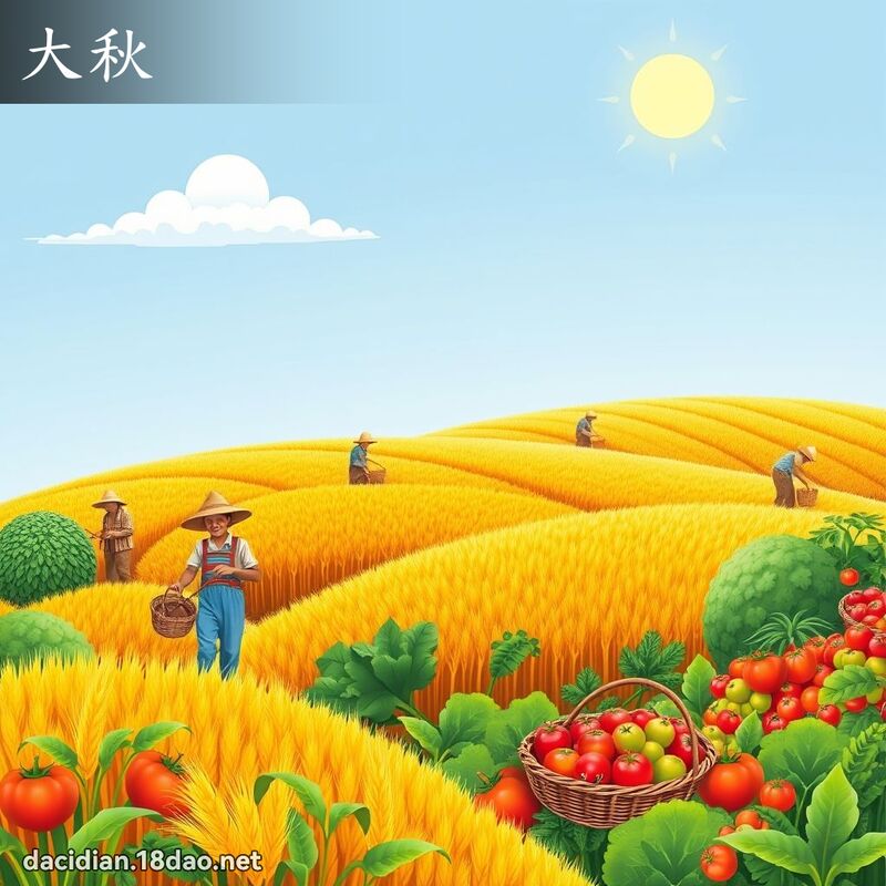 大秋 - 国语大辞典配图