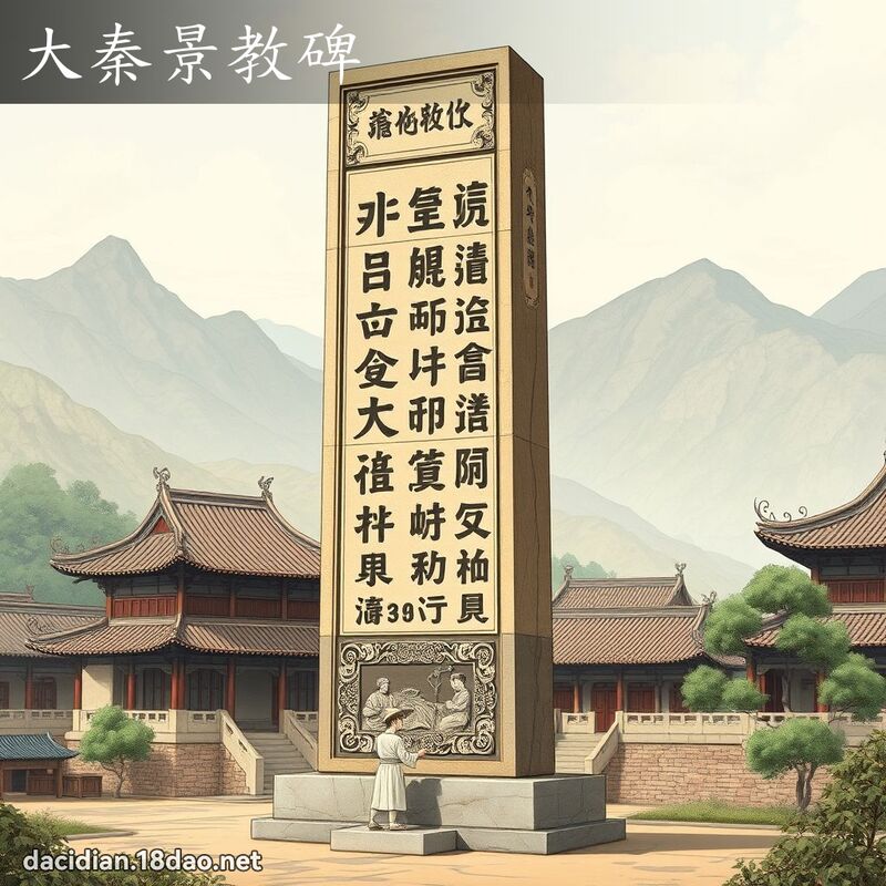 大秦景教碑 - 國語大辭典配圖