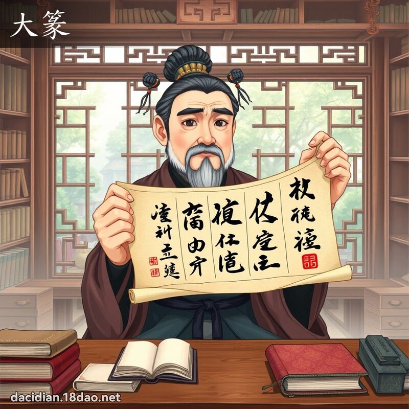 大篆 - 國語大辭典配圖