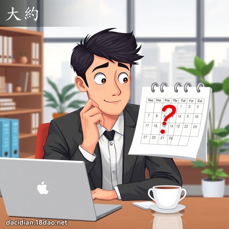 大約 - 國語大辭典配圖