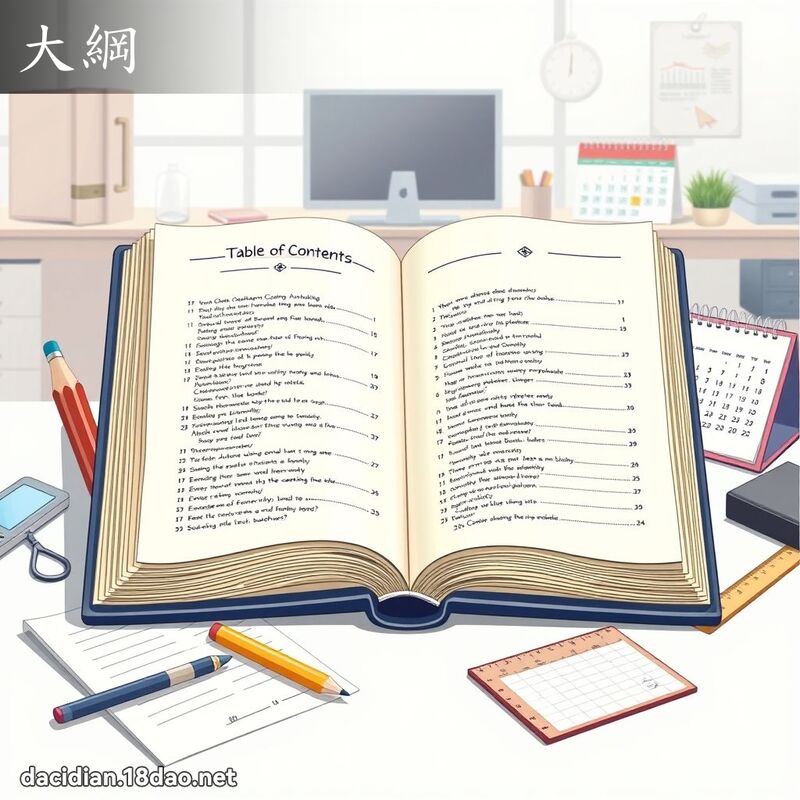 大纲 - 国语大辞典配图