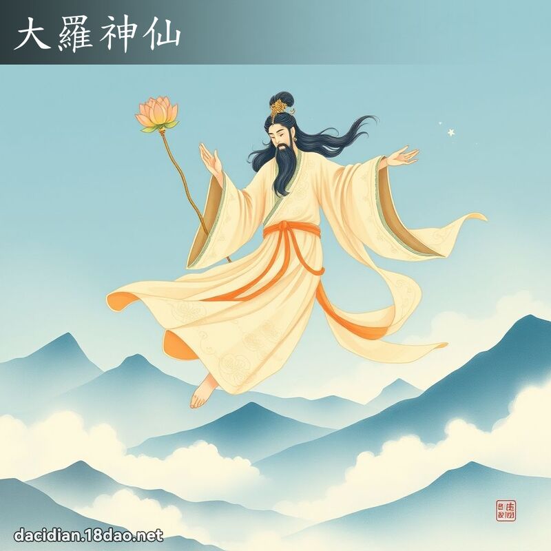 大羅神仙 - 國語大辭典配圖
