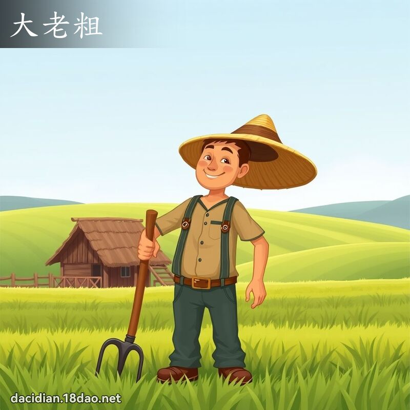 大老粗 - 国语大辞典配图