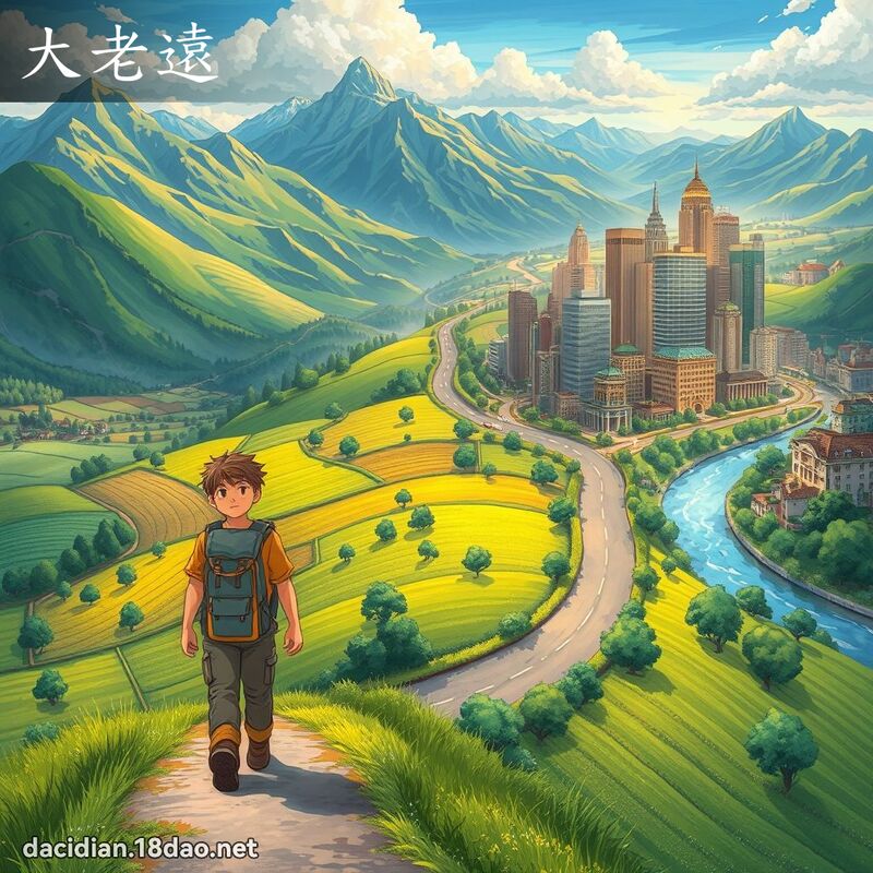 大老远 - 国语大辞典配图
