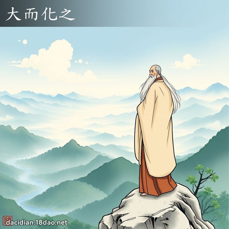 大而化之 - 国语大辞典配图