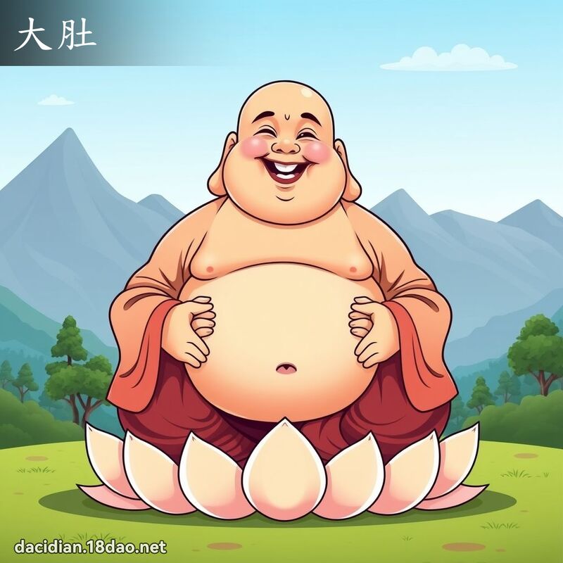 大肚 - 國語大辭典配圖
