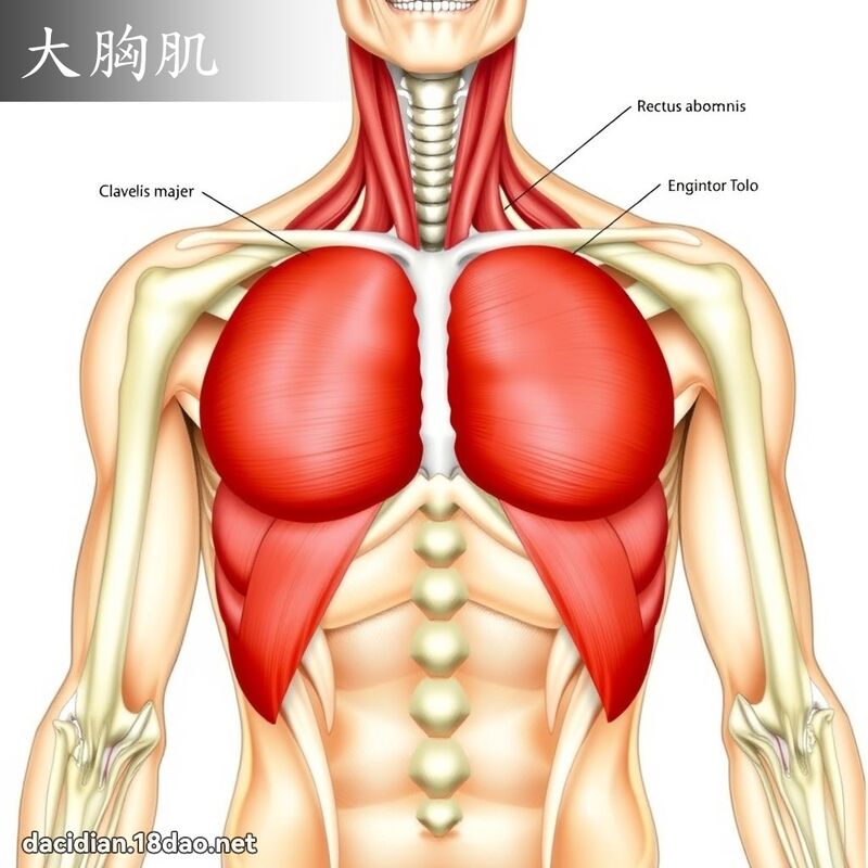 大胸肌 - 国语大辞典配图