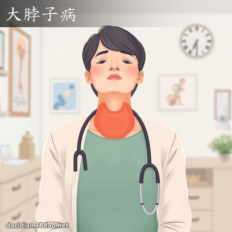 大脖子病 - 国语大辞典配图