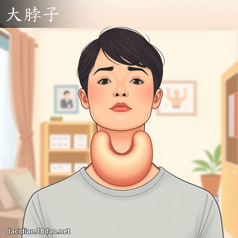 大脖子 - 國語大辭典配圖