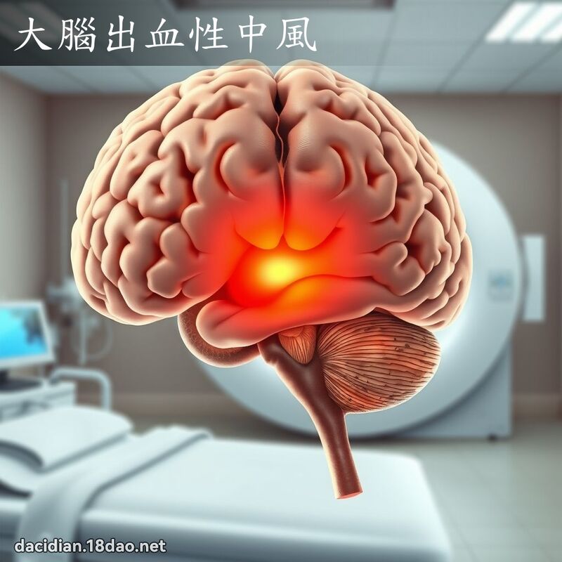 大脑出血性中风 - 国语大辞典配图