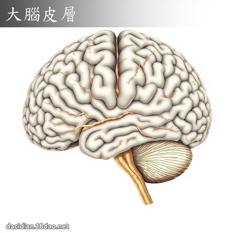 大腦皮層 - 國語大辭典配圖