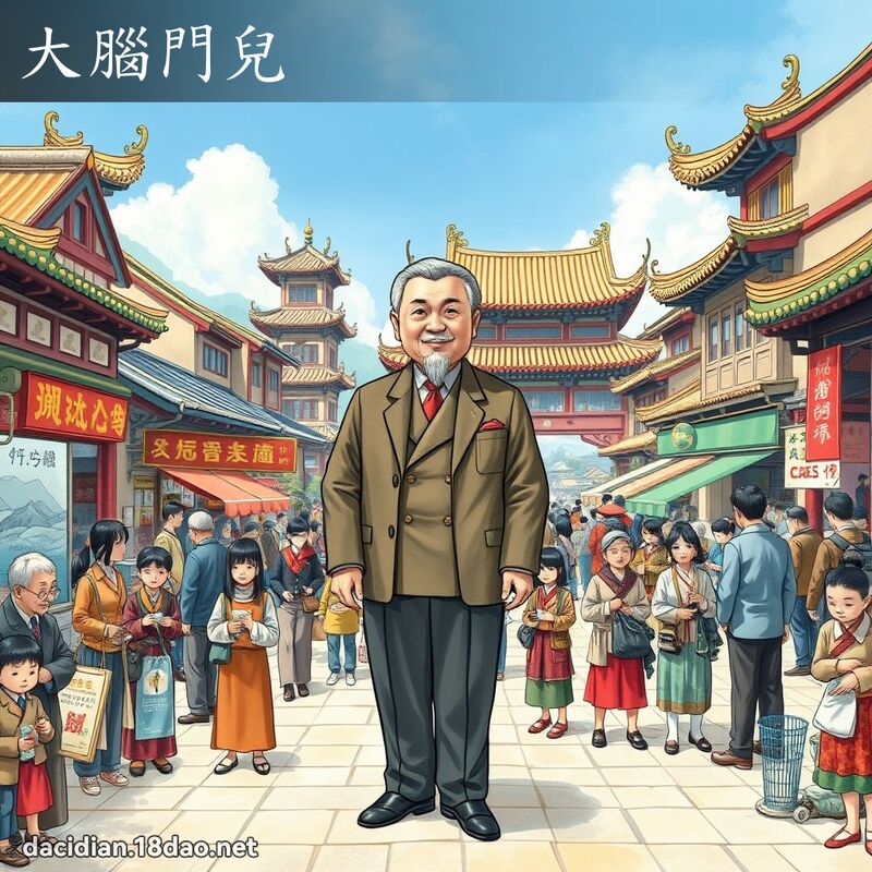大脑门儿 - 国语大辞典配图