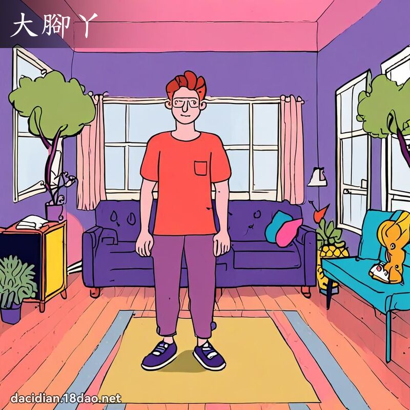 大脚丫 - 国语大辞典配图