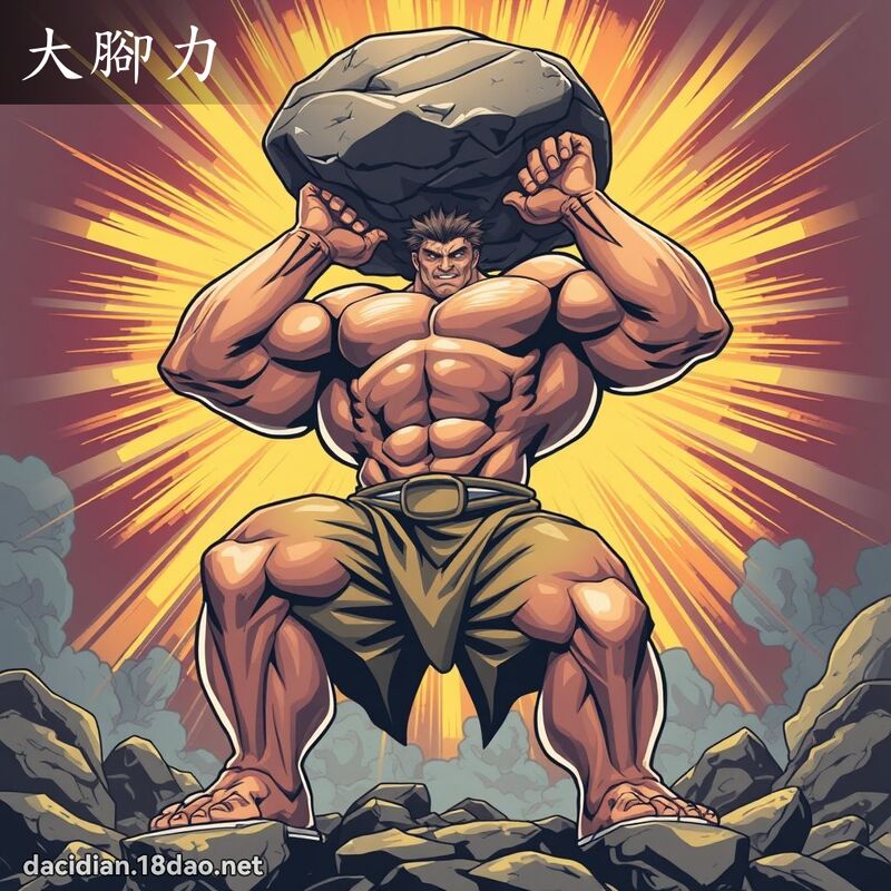 大脚力 - 国语大辞典配图