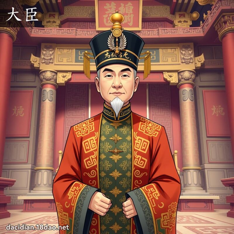 大臣 - 國語大辭典配圖