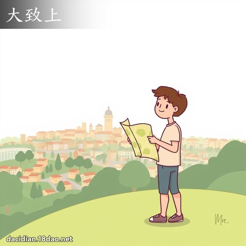 大致上 - 国语大辞典配图