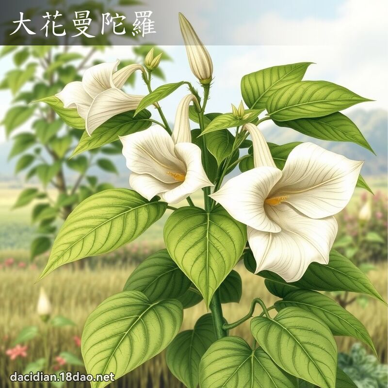 大花曼陀羅 - 國語大辭典配圖