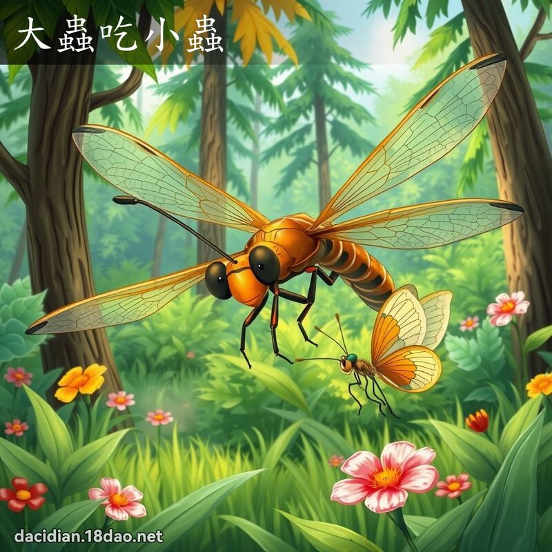 大蟲吃小蟲 - 國語大辭典配圖