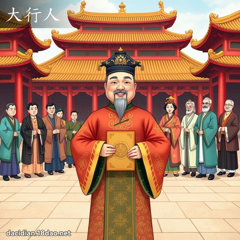 大行人 - 国语大辞典配图