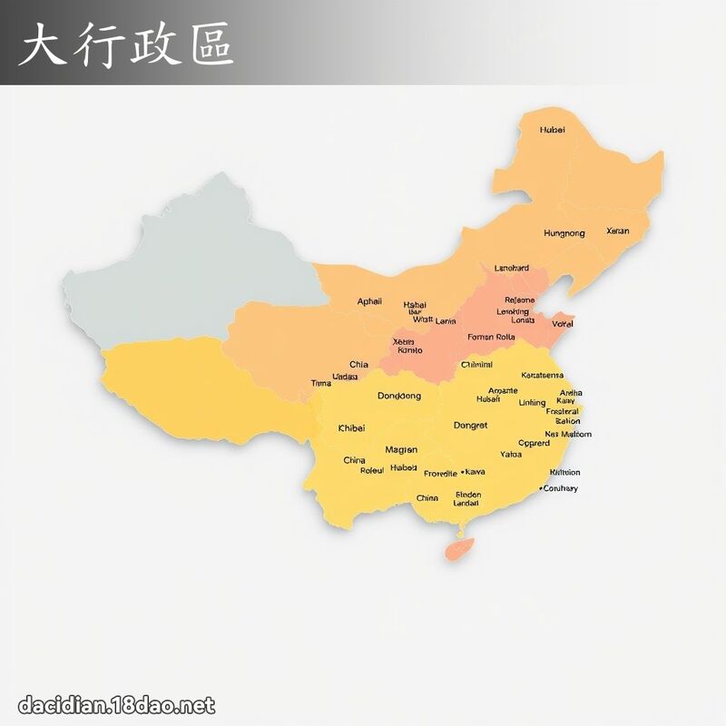 大行政區 - 國語大辭典配圖
