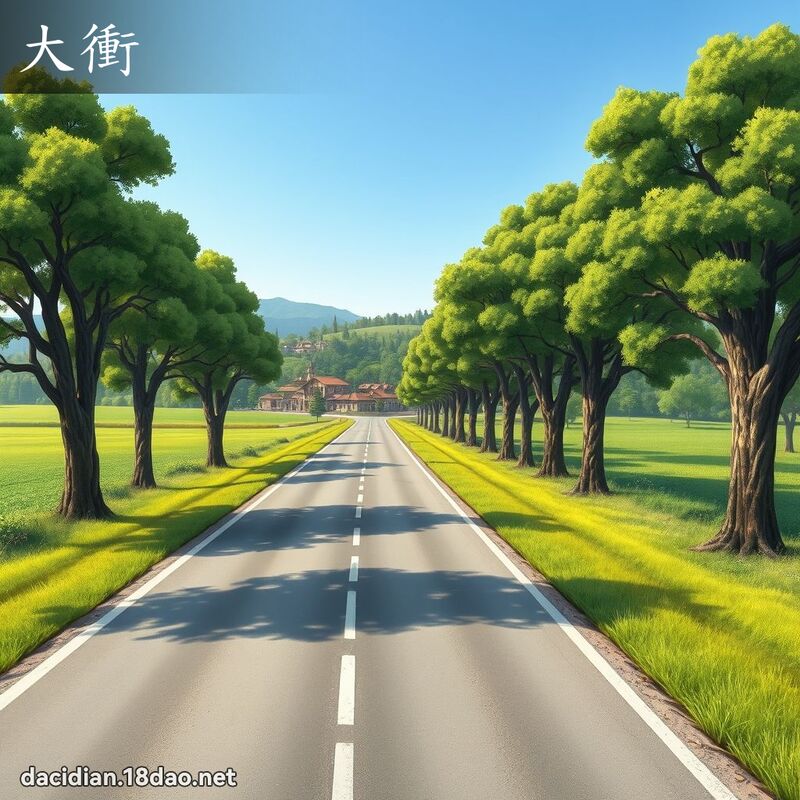 大冲 - 国语大辞典配图