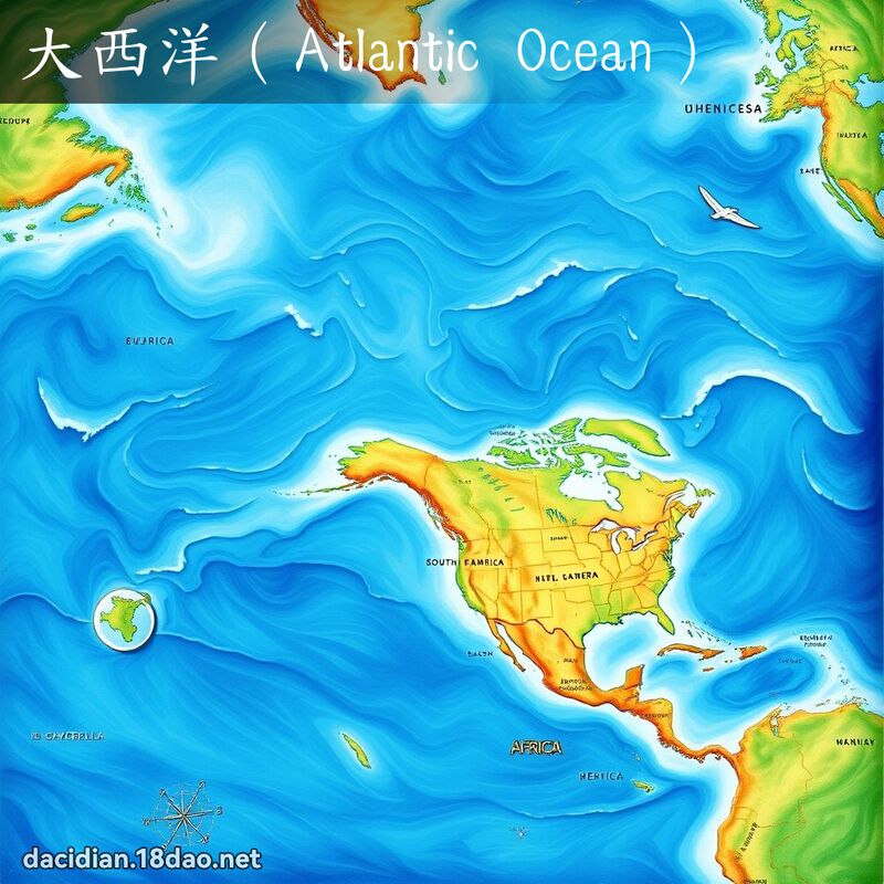 大西洋（Atlantic Ocean） - 国语大辞典配图