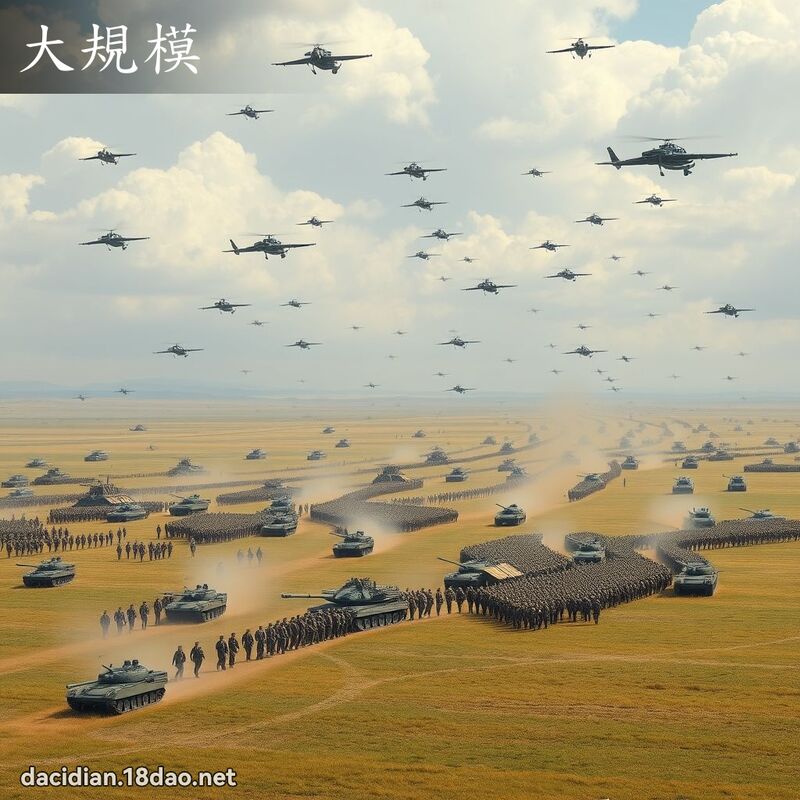 大规模 - 国语大辞典配图