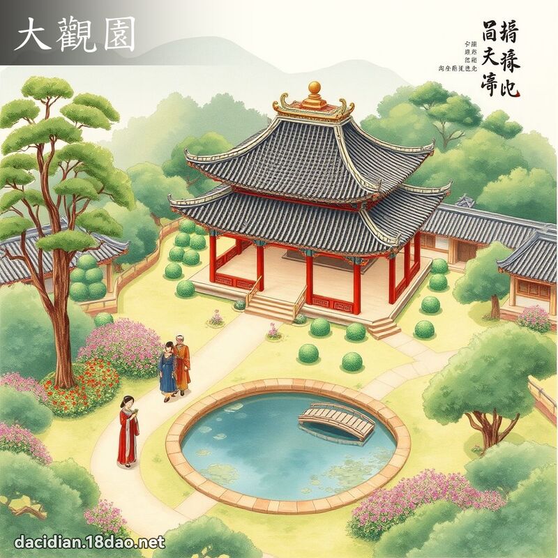 大观园 - 国语大辞典配图