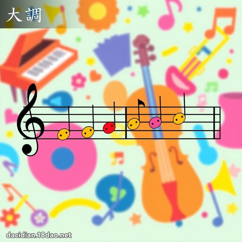 大調 - 國語大辭典配圖