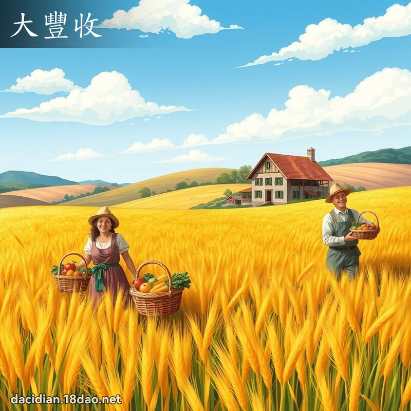 大丰收 - 国语大辞典配图