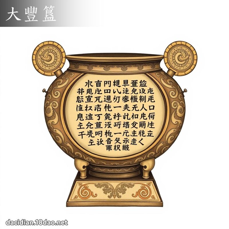 大丰簋 - 国语大辞典配图