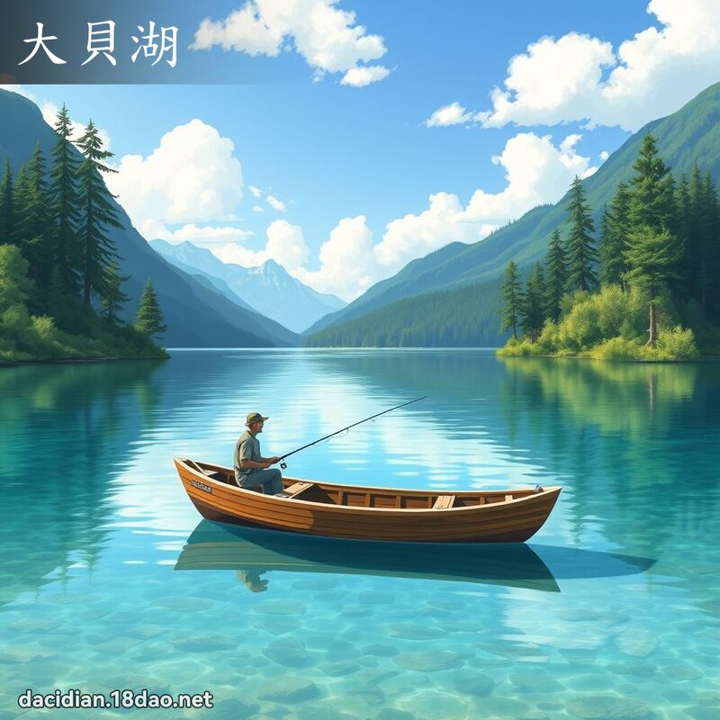 大贝湖 - 国语大辞典配图