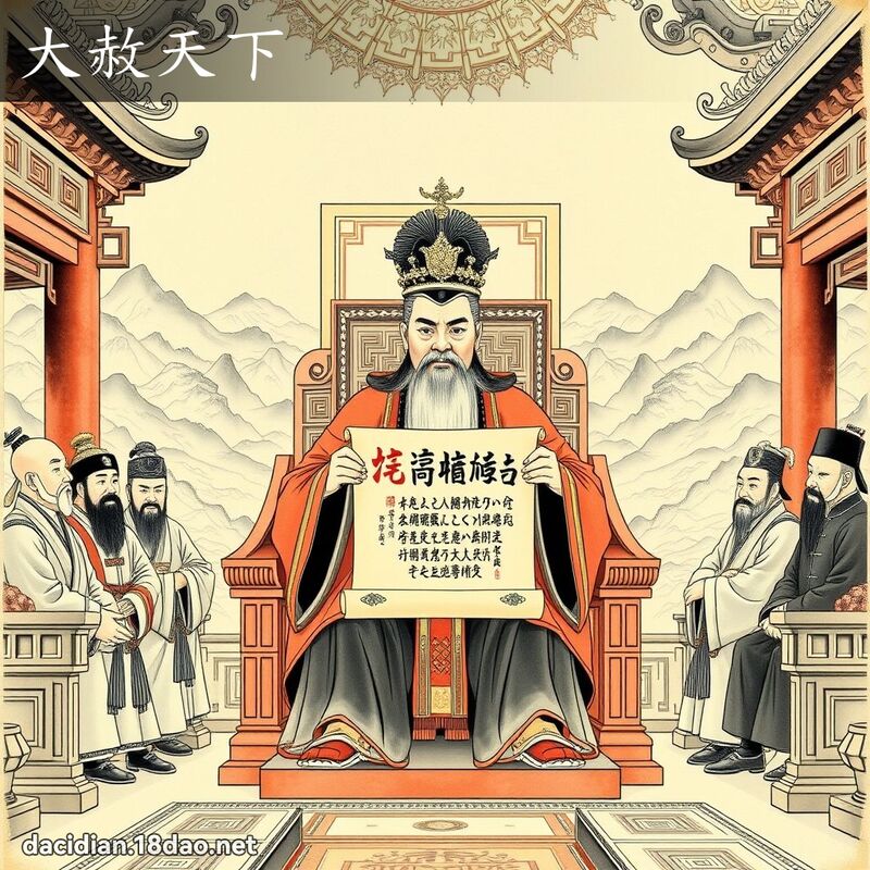 大赦天下 - 國語大辭典配圖