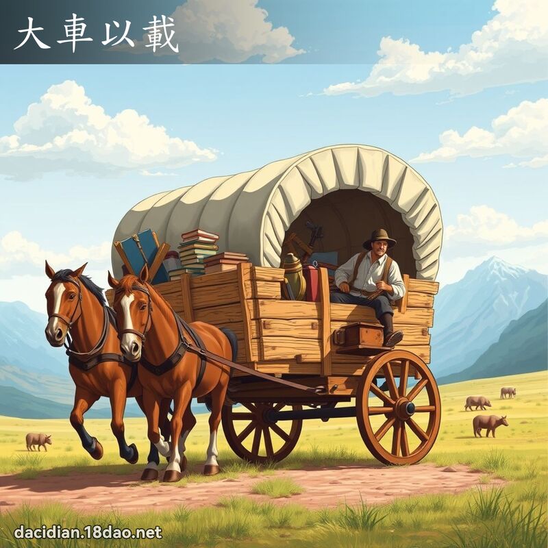 大車以載 - 國語大辭典配圖