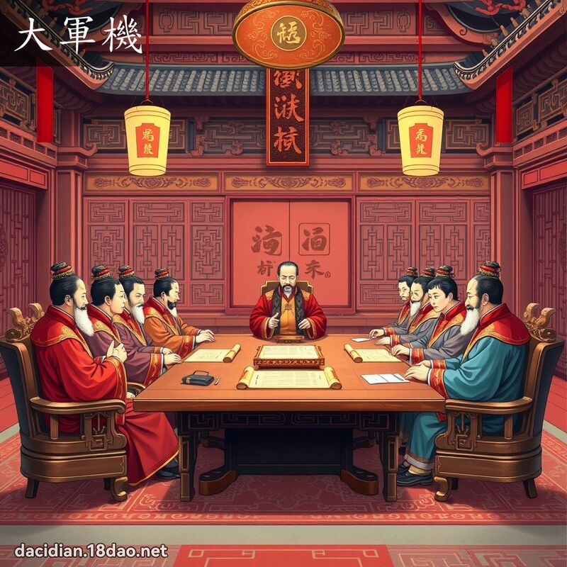 大軍機 - 國語大辭典配圖