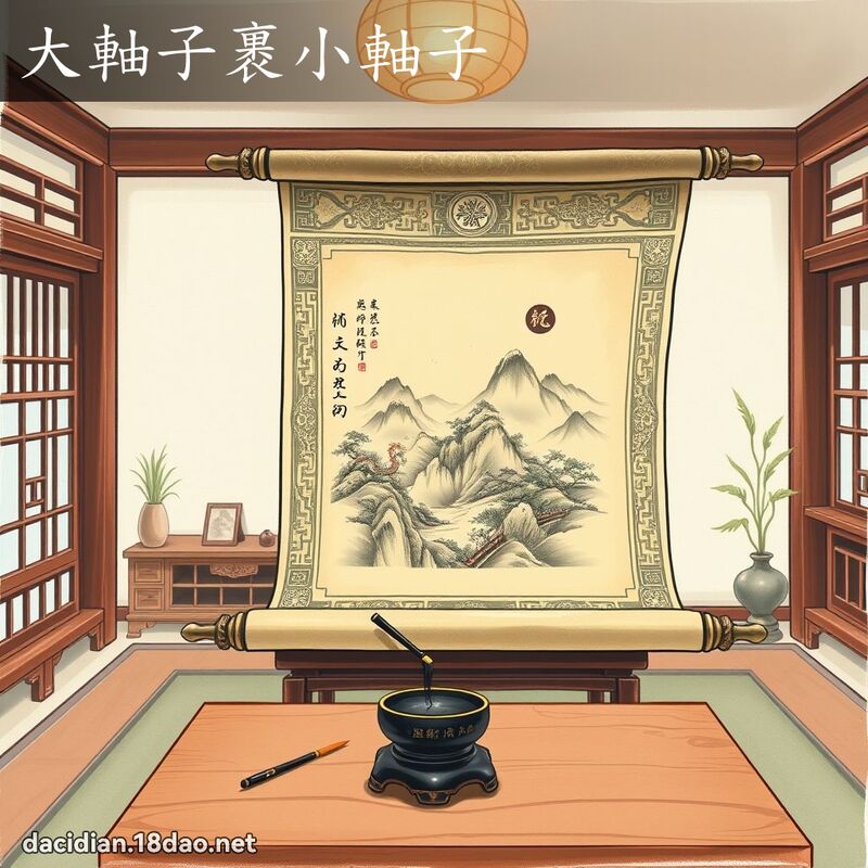 大轴子裹小轴子 - 国语大辞典配图