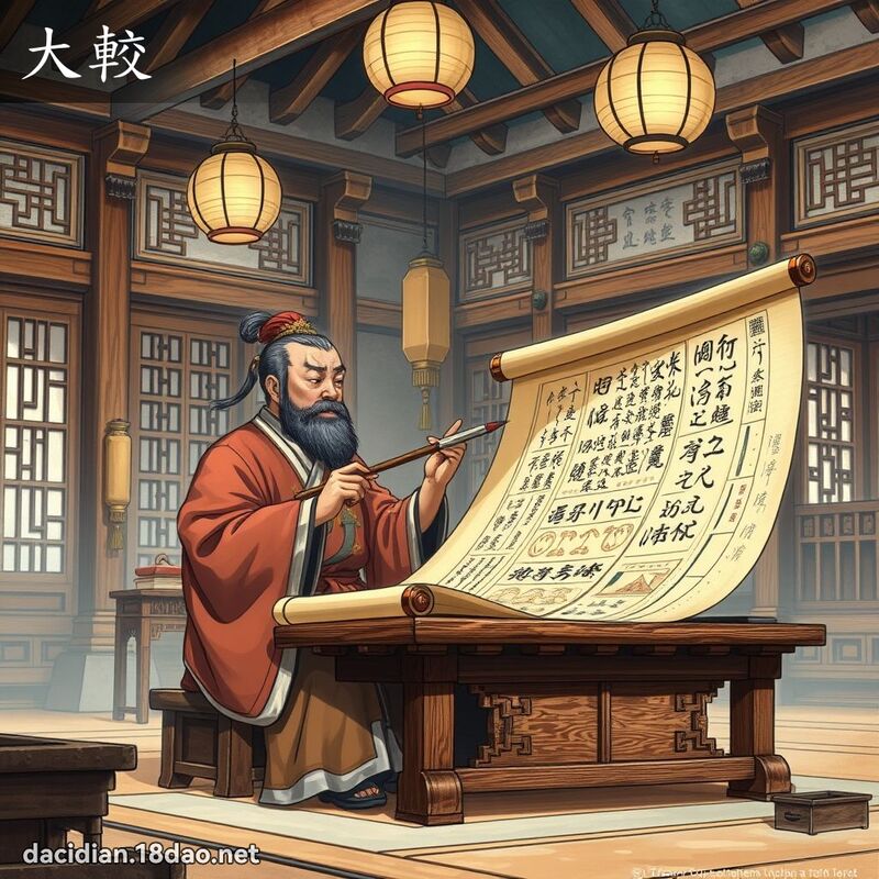 大較 - 國語大辭典配圖
