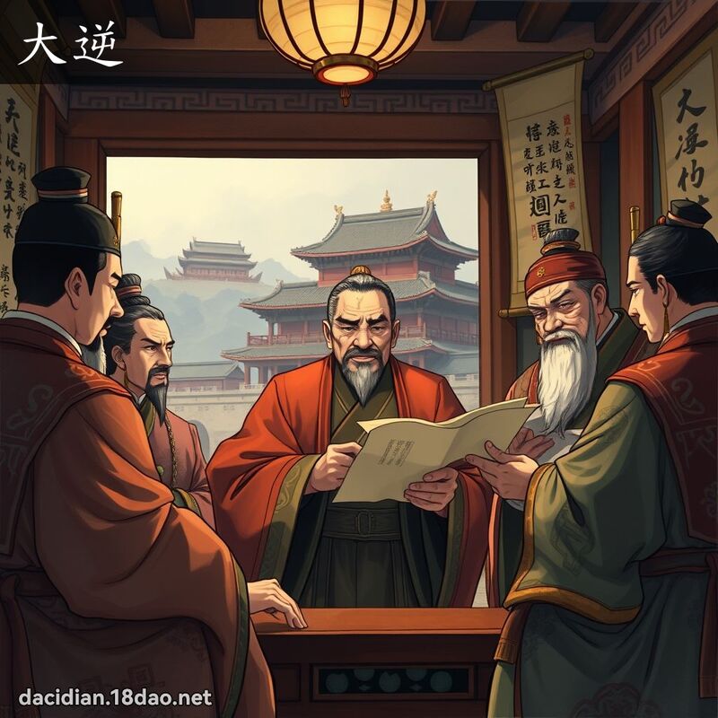大逆 - 國語大辭典配圖