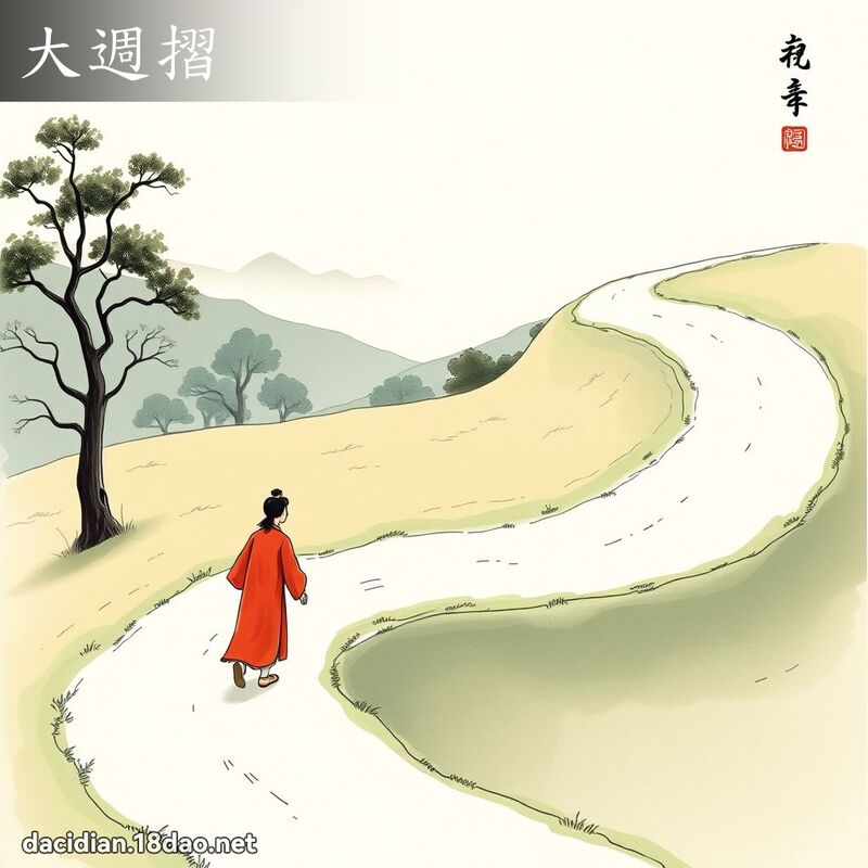 大周摺 - 国语大辞典配图
