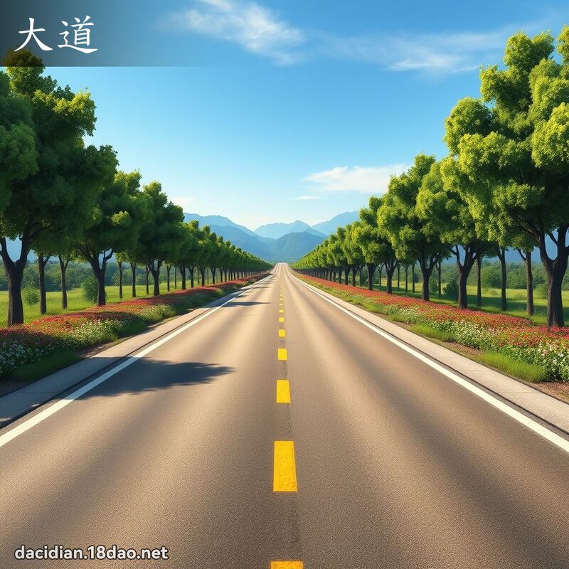 大道 - 国语大辞典配图