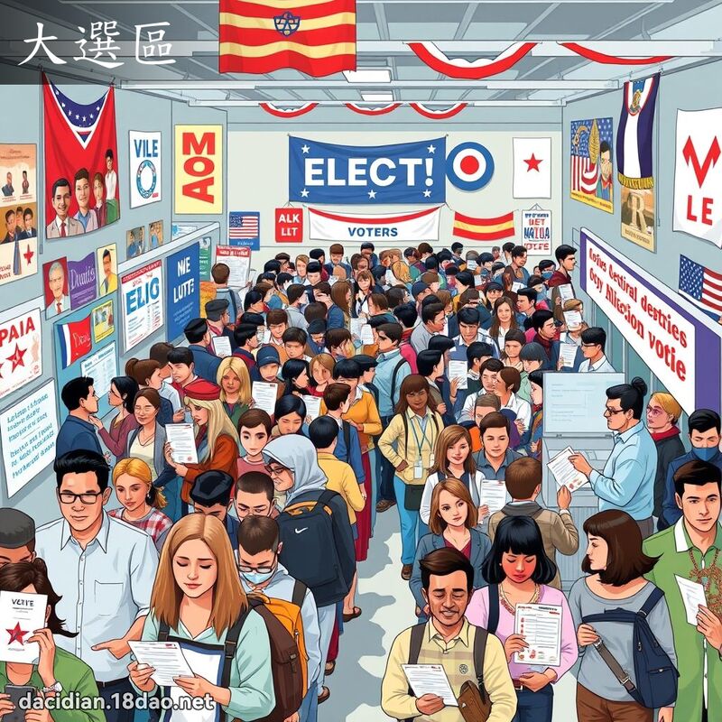 大選區 - 國語大辭典配圖