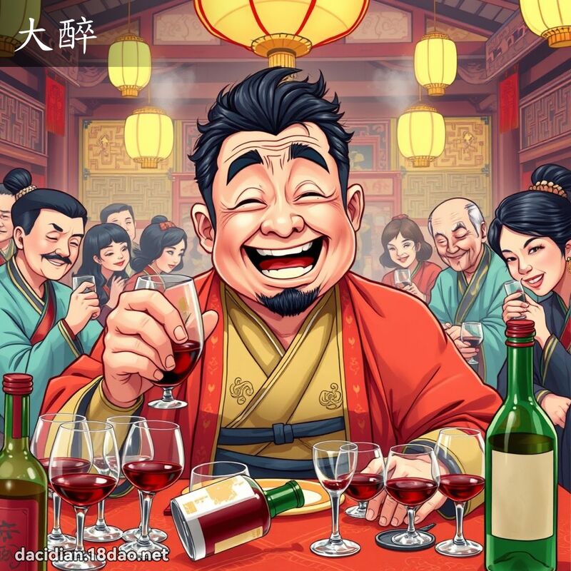 大醉 - 國語大辭典配圖