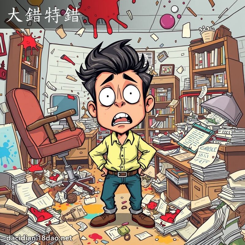 大错特错 - 国语大辞典配图