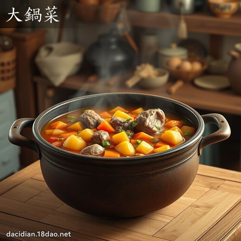 大鍋菜 - 國語大辭典配圖