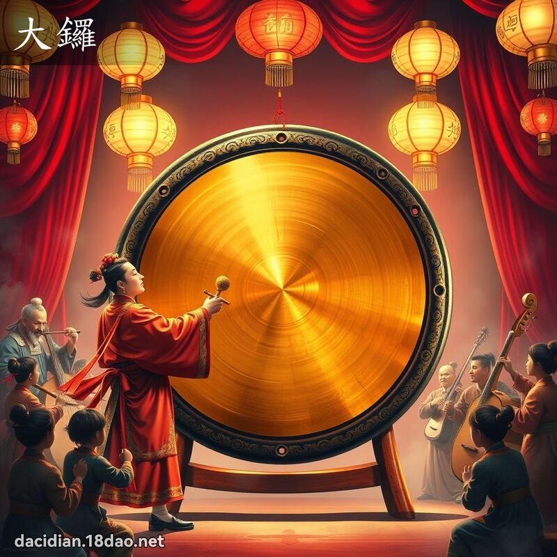 大鑼 - 國語大辭典配圖