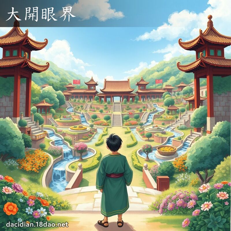 大開眼界 - 國語大辭典配圖