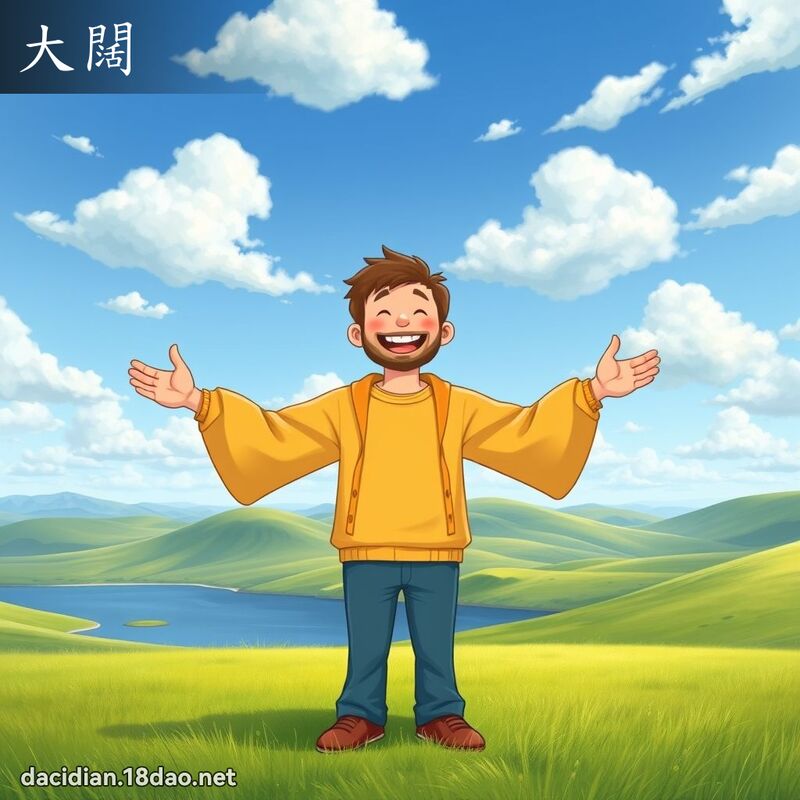 大阔 - 国语大辞典配图
