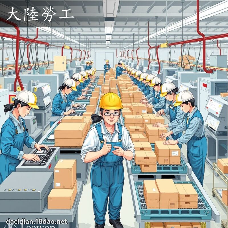 大陆劳工 - 国语大辞典配图