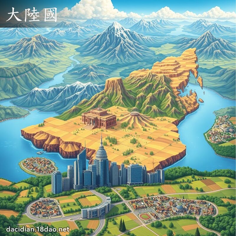 大陆国 - 国语大辞典配图